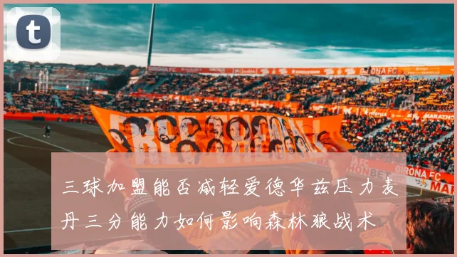 三球加盟能否减轻爱德华兹压力麦丹三分能力如何影响森林狼战术